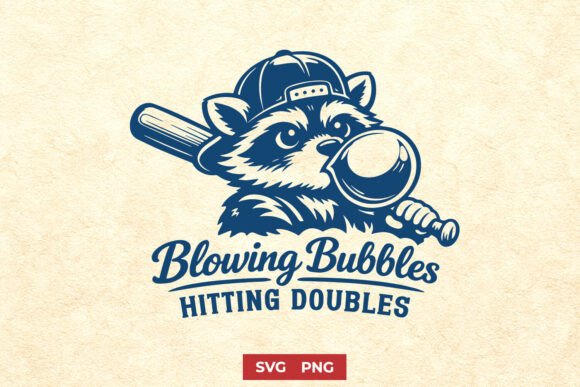 Blowing Bubbles Hitting Doubles SVG PNG
