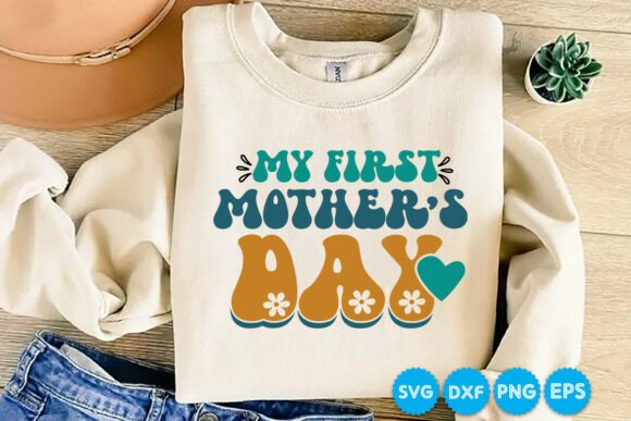 My First Mother’s Day Retro SVG Design