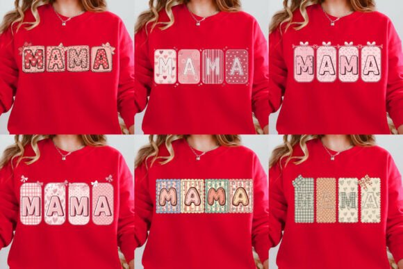 Patchwork Block Mama SVG