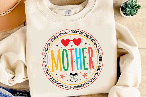 Retro Mothers Day, Mama Heart, Mom Svg Design Review