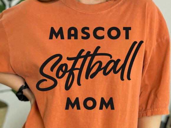 Softball Mom SVG: 70s Style Meets Real Embroidery